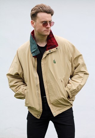 NAUTICA USA SAILING TARTAN FLEECE LINED JACKET