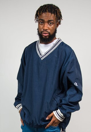 VINTAGE CHAMPION LIGHTWEIGHT WINDBREAKER JACKET