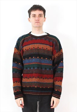 KOLOR KNITS made in Ireland Wool M Jumper Pullover Sweater