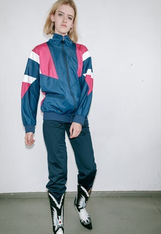 VINTAGE SOVIET TRICOLOR JACKET / 1990S