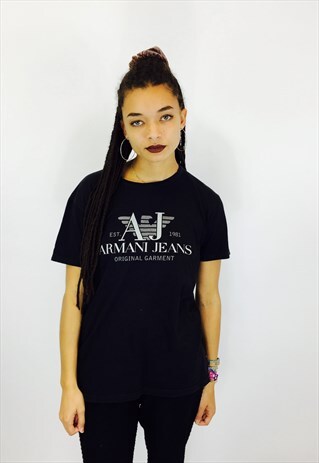 ARMANI JEAN BLACK T SHIRT