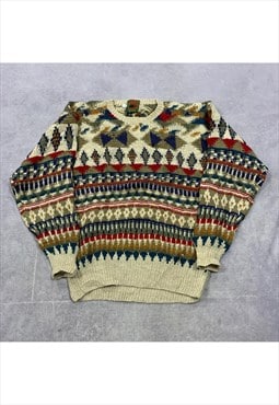 Vintage Knitted Jumper Men's L