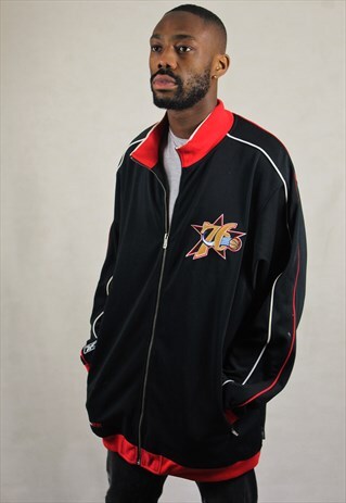 RETRO OVERSIZED / 90'S / REEBOK / SIXERS BASKETBALL / JACKET