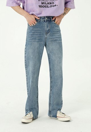 KALODIS TRENDY DESIGN SPLIT JEANS
