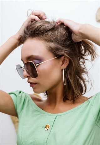 SQUARE OVERSIZED SUNGLASSES