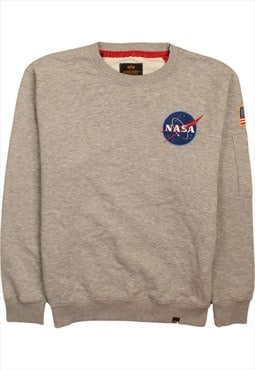 Vintage 90's Alpha Industries Sweatshirt 100th Space Shuttle