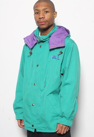 VINTAGE FILA MAGICLINE JACKET GREEN