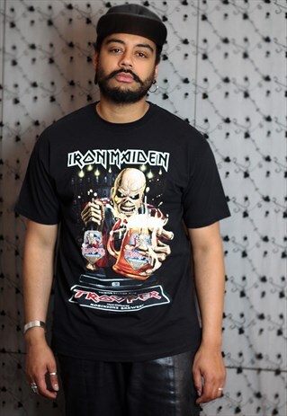 VINTAGE IRON MAIDEN MERCH BAND T-SHIRT TEE