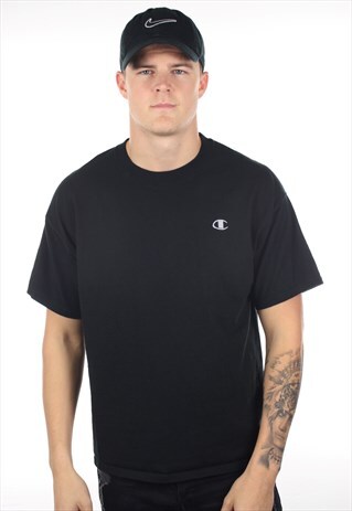 VINTAGE CHAMPION USA SMALL LOGO T SHIRT TEE