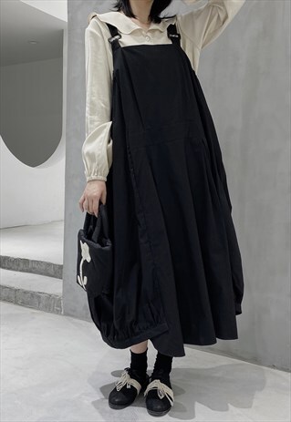 SPRING AND AUTUMN YAMAMOTO-STYLE IRREGULAR OVERALL DRESS