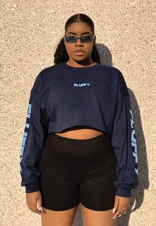 FLUFFY LONGSLEEVE CROP