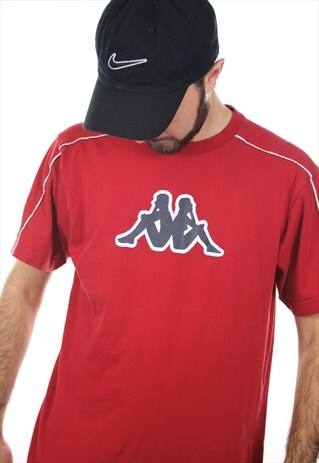 VINTAGE KAPPA BIG LOGO T SHIRT TEE