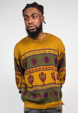 90'S VINTAGE GRUNGE KNIT JUMPER