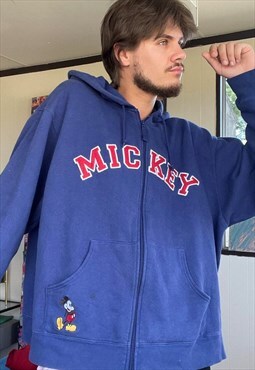 Official Disney Mickey Mouse Hoodie in Navy Blue