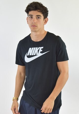 VINTAGE BLACK NIKE 90S SPORTS T SHIRT