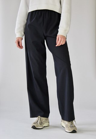 VINTAGE WIDE LEG PLEATED TROUSERS