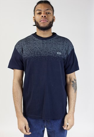 VINTAGE 90'S HUGO BOSS NAVY T-SHIRT