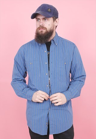 VINTAGE WRANGLER STRIPED SHIRT /R8008