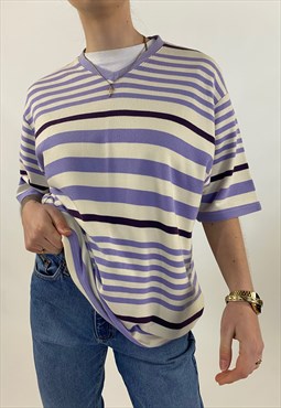 Y2K Vintage Sonetti Lilac Stripe Unisex T-Shirt