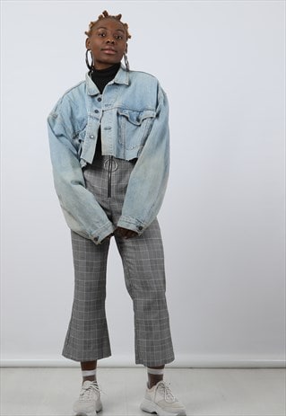 VINTAGE LEVI'S XL BLUE REWORKED DENIM JACKET
