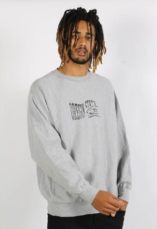VINTAGE 90'S OVERSIZE OREGON STATE SWEATSHIRT GREY