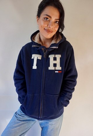 FRONT LOGO DOUBLE PADDED FURRY HOODIE