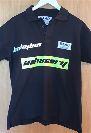 VINTAGE BAAD POLO BLACK CUSTOM DRIFT & FALL