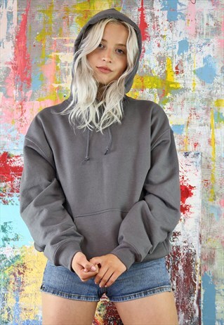 CHARCOAL GREY HOODIE