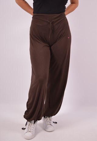 VINTAGE NIKE TRACKSUIT TROUSERS BROWN