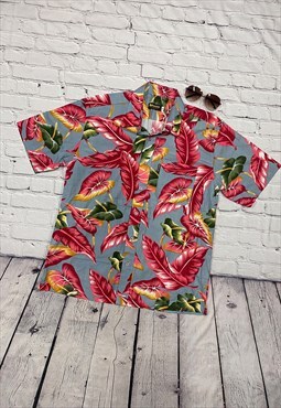 Leaf Patterned Funky Shirt