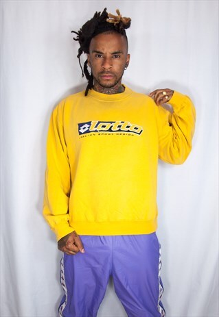 LOTTO EMBROIDED VINTAGE SWEATSHIRT