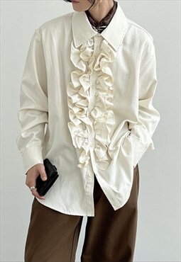 Men's Vintage Elegant Stand Collar Shirt AW2022 VOL.1
