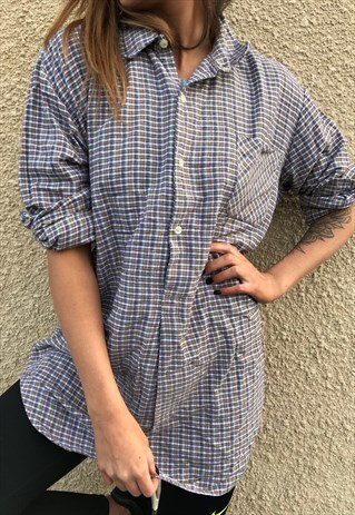 VINTAGE FLANNEL OVERSIZED RETRO UNISEX SHIRT VINTAGE FLANNEL