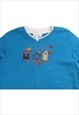 VINTAGE 90'S BRECKENRIDGE SWEATSHIRT BIRD HOUSE HEAVYWEIGHT