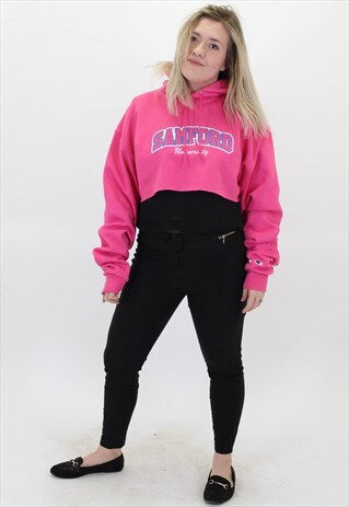 VINTAGE CHAMPION CROPPED SWEATSHIRT