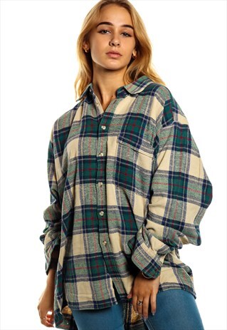 VINTAGE FLANNEL SHIRT S694