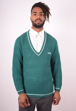LEVI'S MENS VINTAGE JUMPER SWEATER SMALL GREEN 90S