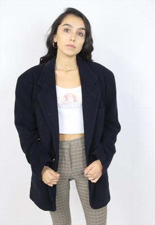 VINTAGE 90S VALENTINO NAVY BLAZER