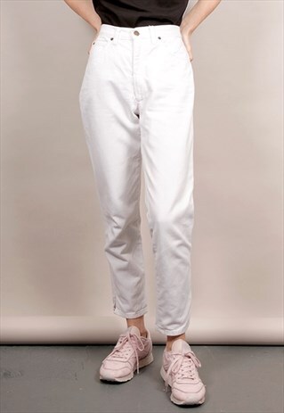 VINTAGE 90'S BEST COTTON COMPANY WHITE DENIM JEANS