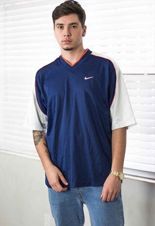 VINTAGE NIKE T-SHIRT LOGO 90S M 8.7