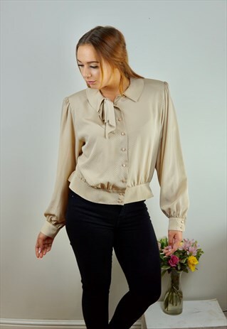 SEVENTIES VINTAGE BEIGE SHIRT