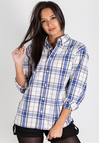 VINTAGE 80S TOMMY HILFIGER CLASSIC SHIRT / S9505
