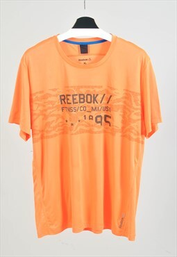 Vintage 00s REEBOK t-shirt in orange
