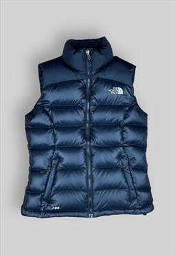 The North Face 700 Gilet Puffer Jacket in Black