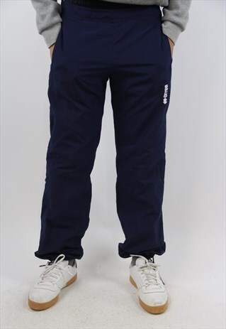 VINTAGE ERREA NAVY LIGHT TRACKSUIT BOTTOMS