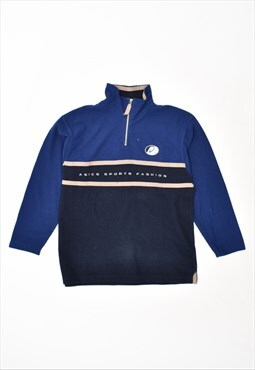 Vintage Asics Sweatshirt Jumper Blue