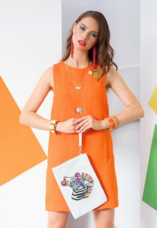 RAINBOW ZEBRA BAG