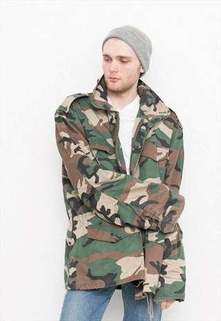 MILITARY CAMOUFLAGE ARMY JACKET