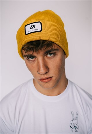 OUTSIDEIN MUSTARD BEANIE