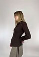 VINTAGE 00S MINIMALISM SATIN SHIRT 